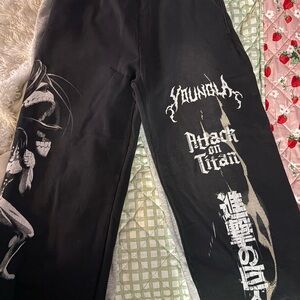 YoungLA Black Graphic Joggers